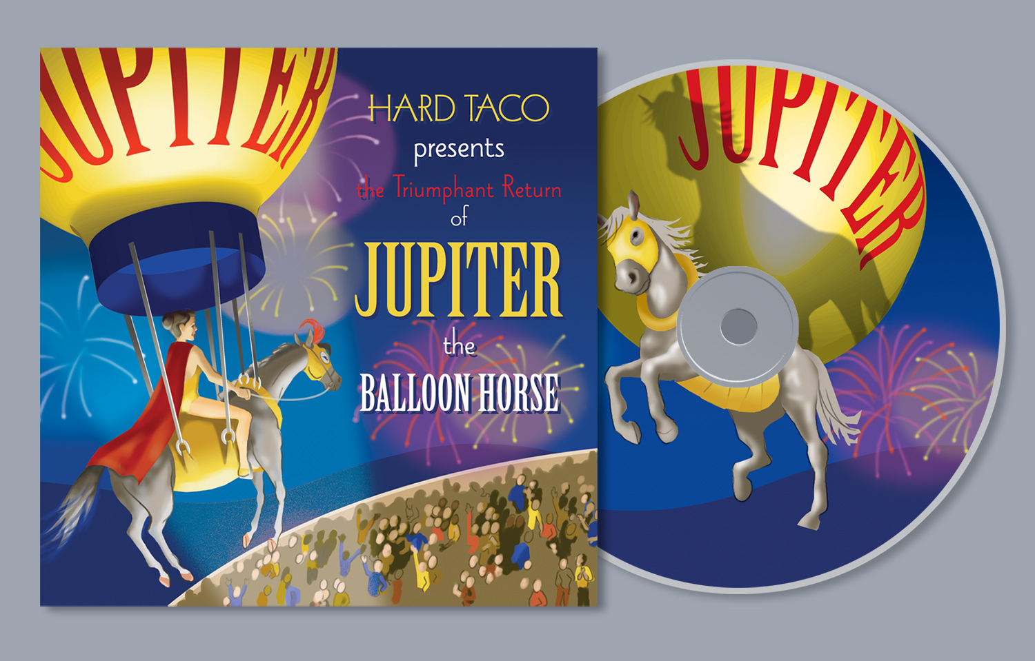 Music CD and cover design