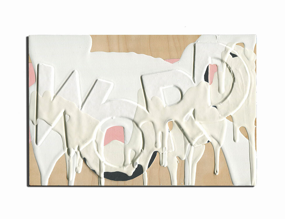 "WORD 3D" 2015 (SOLD)