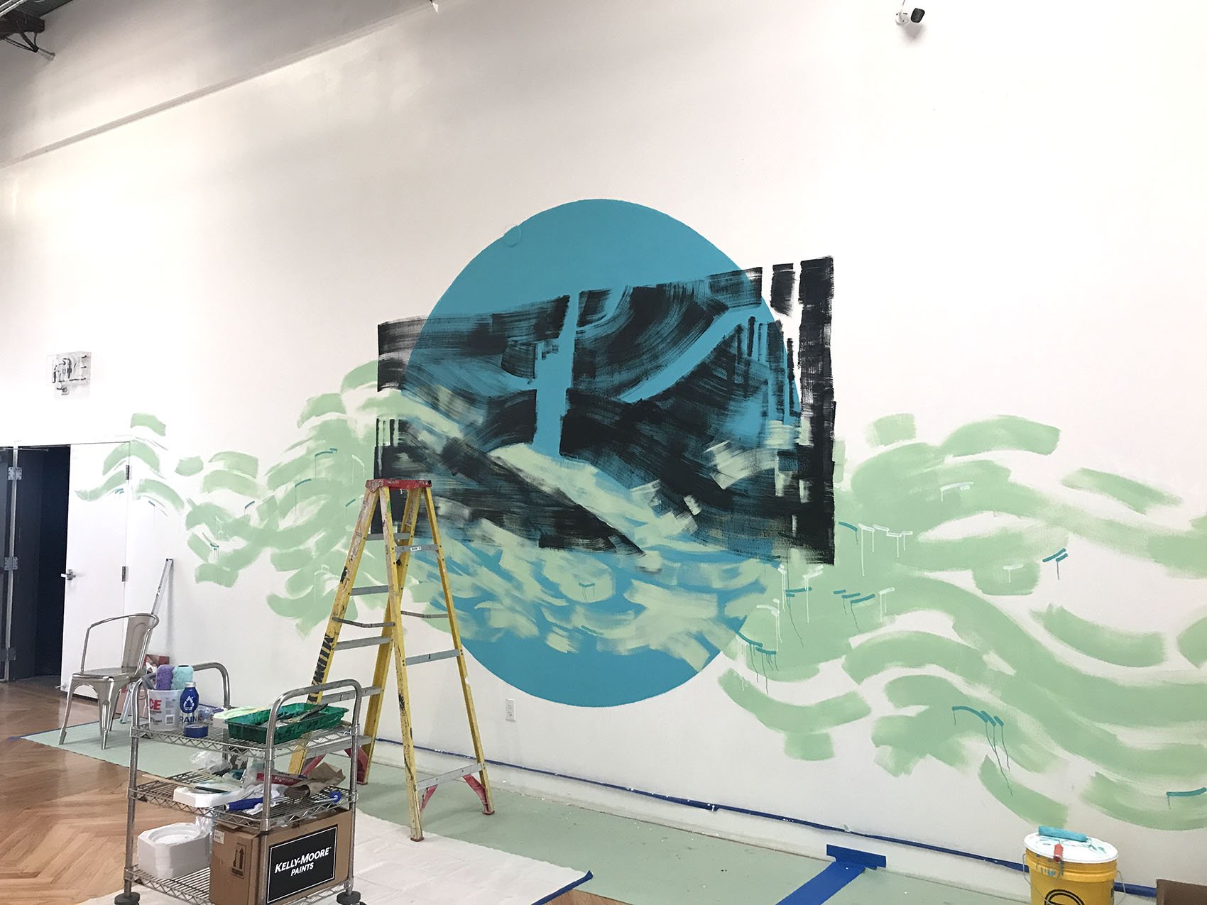 THREE EXHIBIT 2022 - MURAL WIP