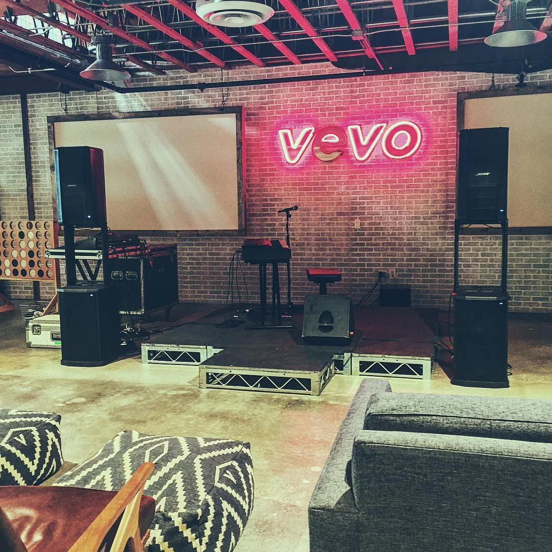Mixing a private event for VEVO