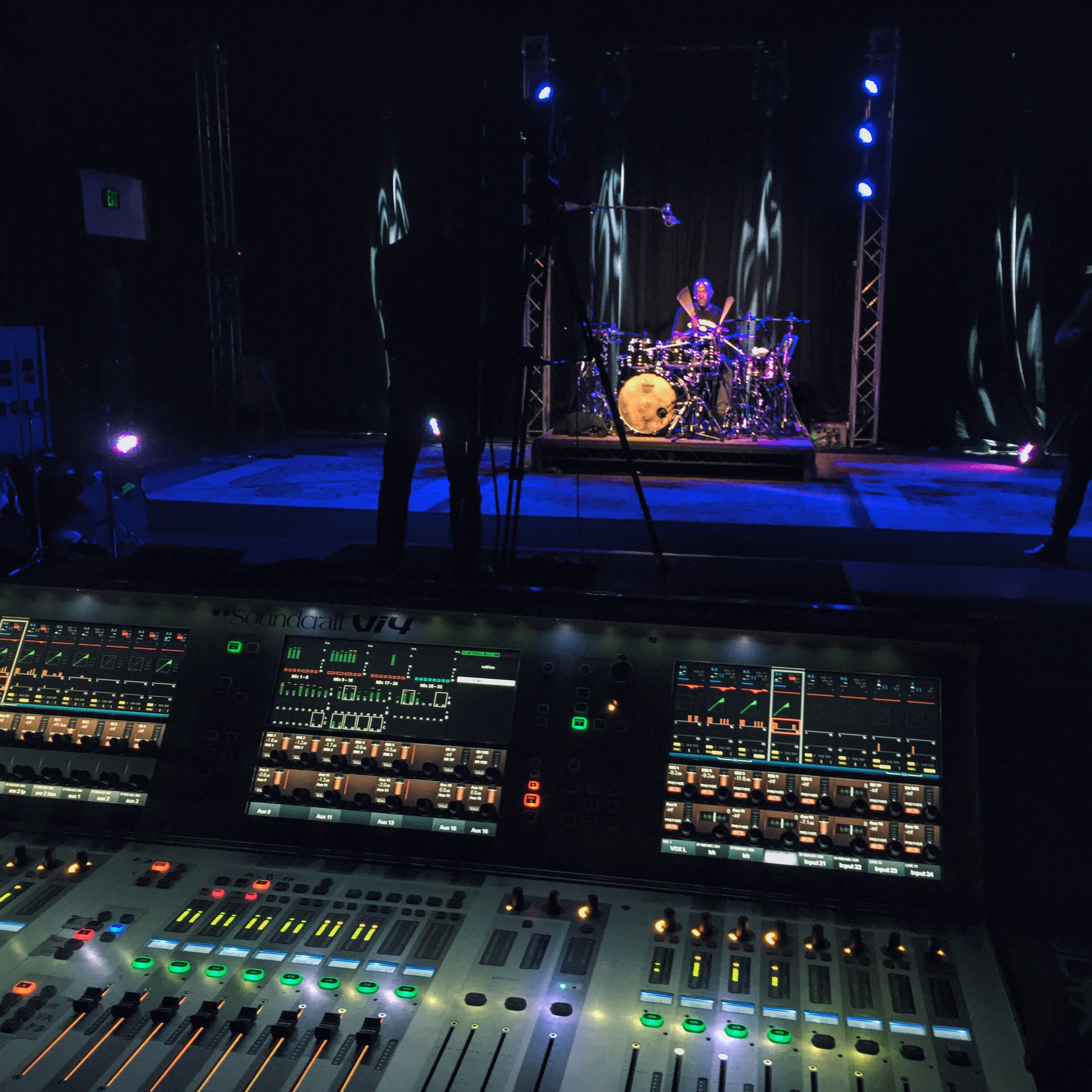 Audio & Light for Sabian video shoot. 