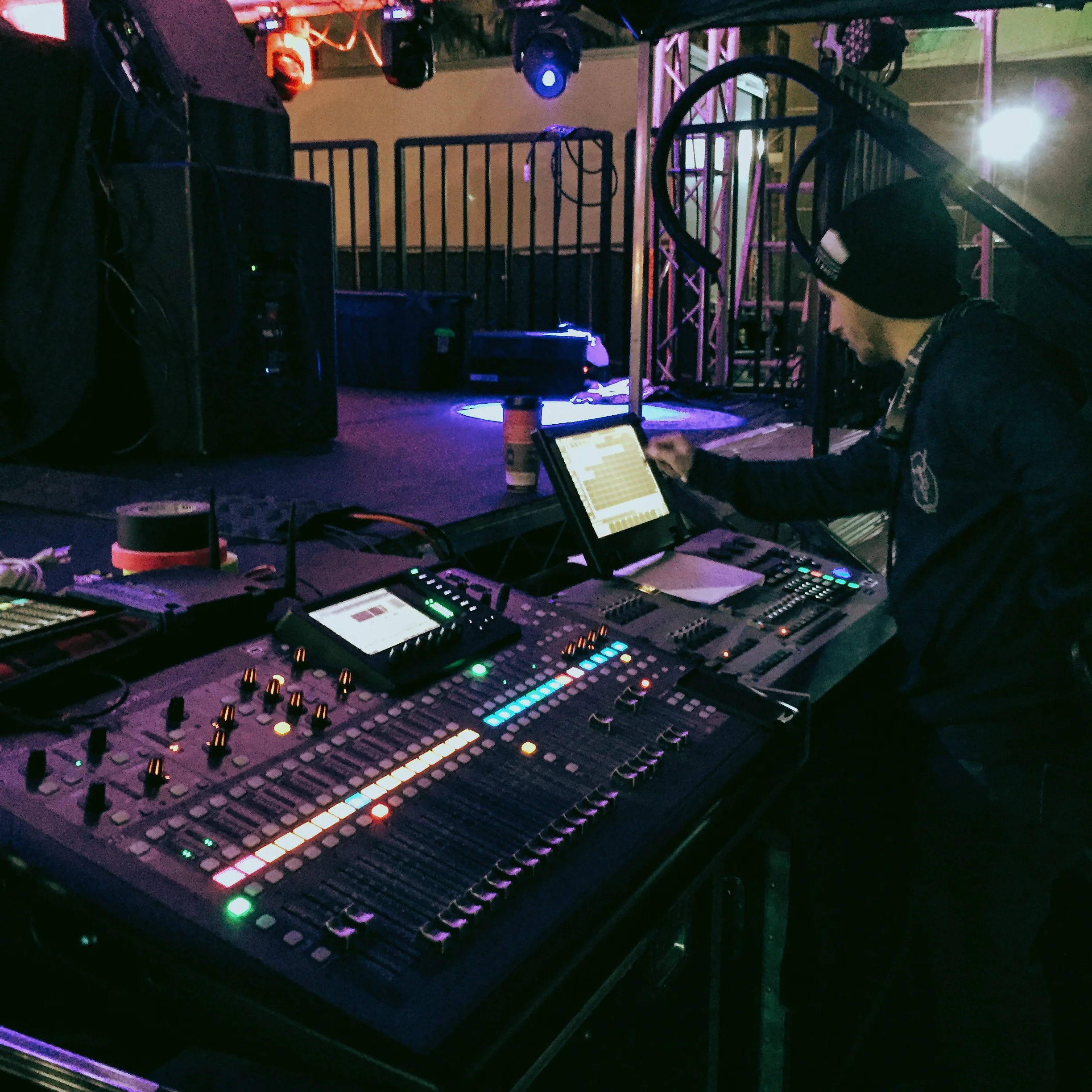 Lighting Design for Long Beach New Years 2016. 