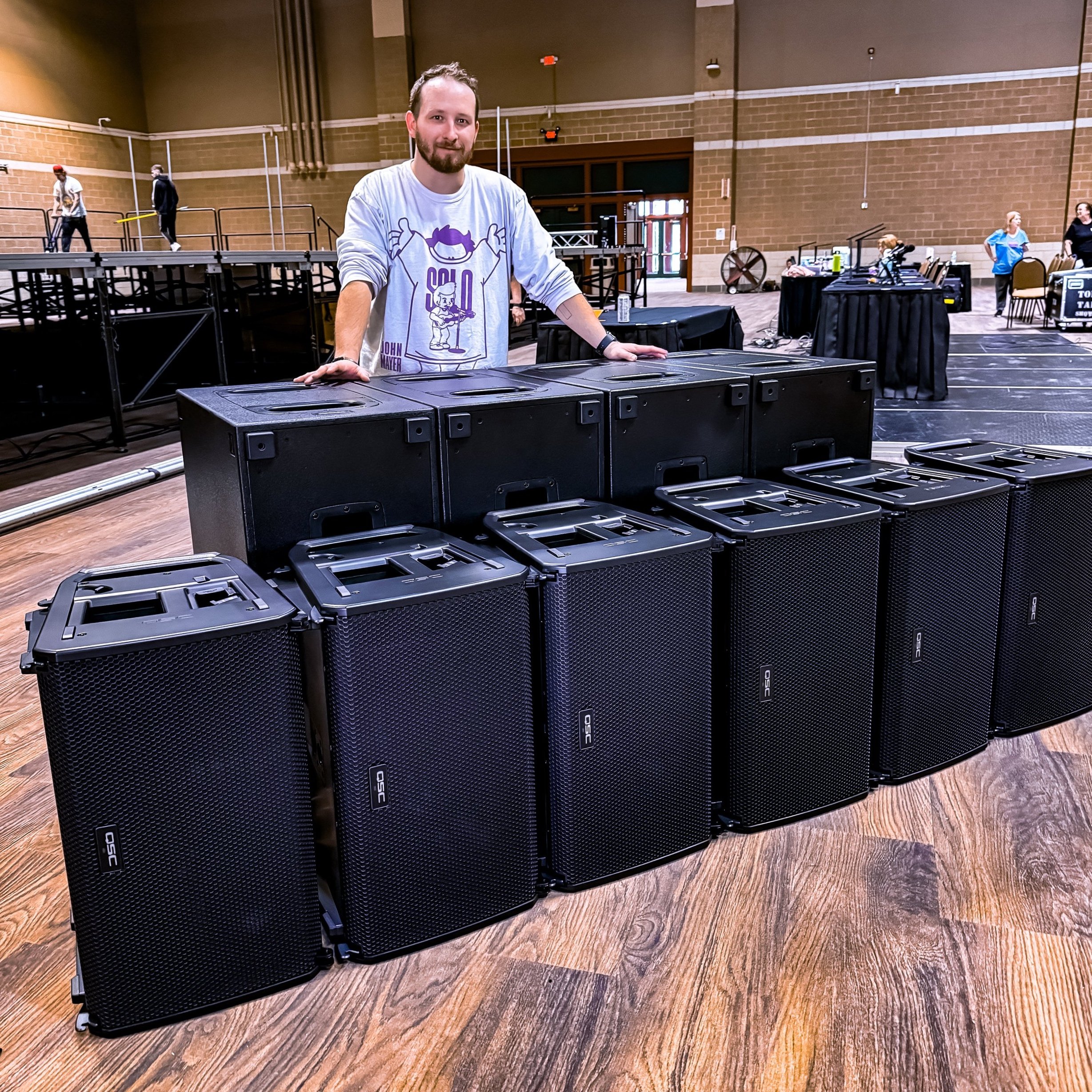 Part of my QSC rig, available for use through my company, TY5.