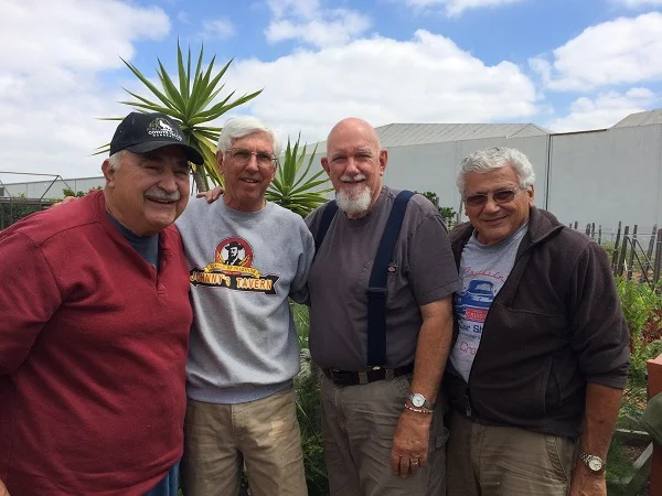 L-R: Dave Romeri, Larry Vollman, Chuck Habib, and Ed Russo