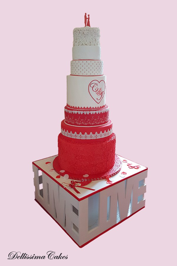 7 Tier Wedding Cake