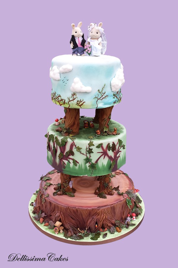 Woodland Wedding Cake