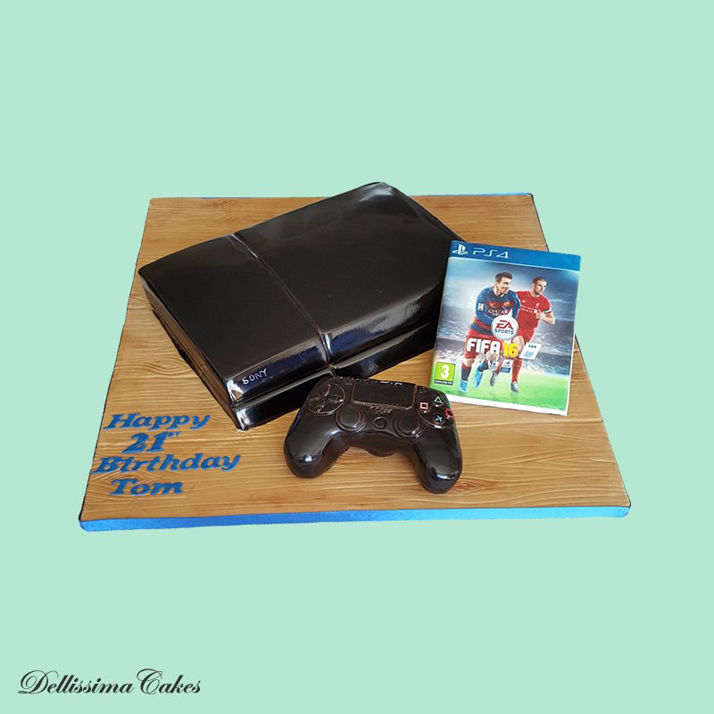 PS4 Birthday Cake