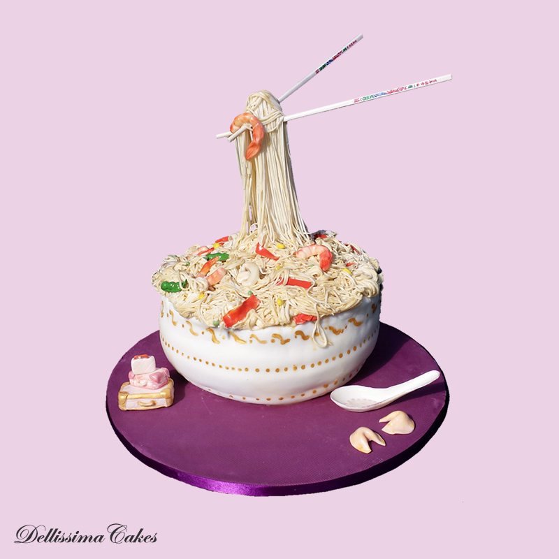 Singapore Noodles Cake