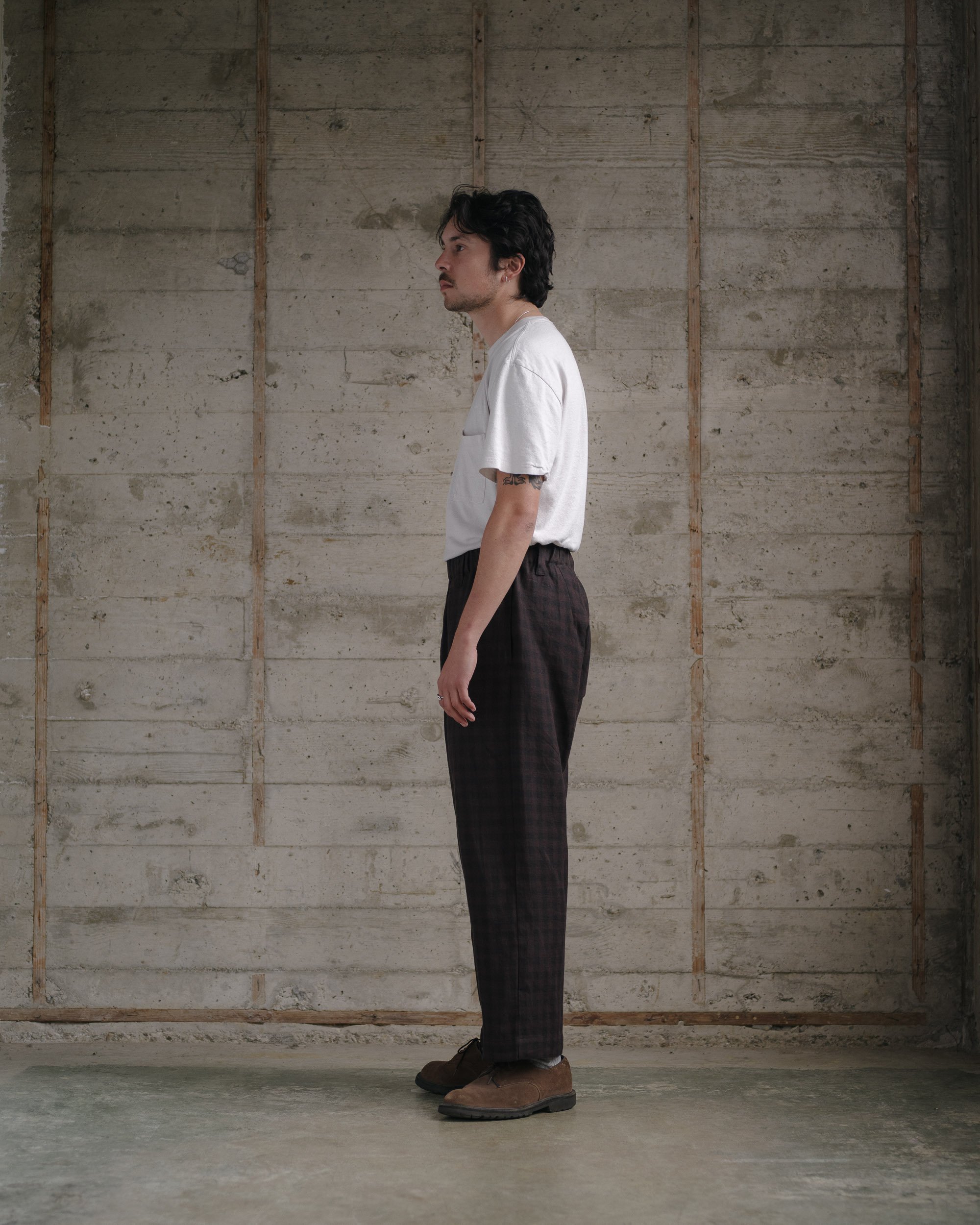 本物の evan kinori エバンキノリ Pant Elastic チノパン - www