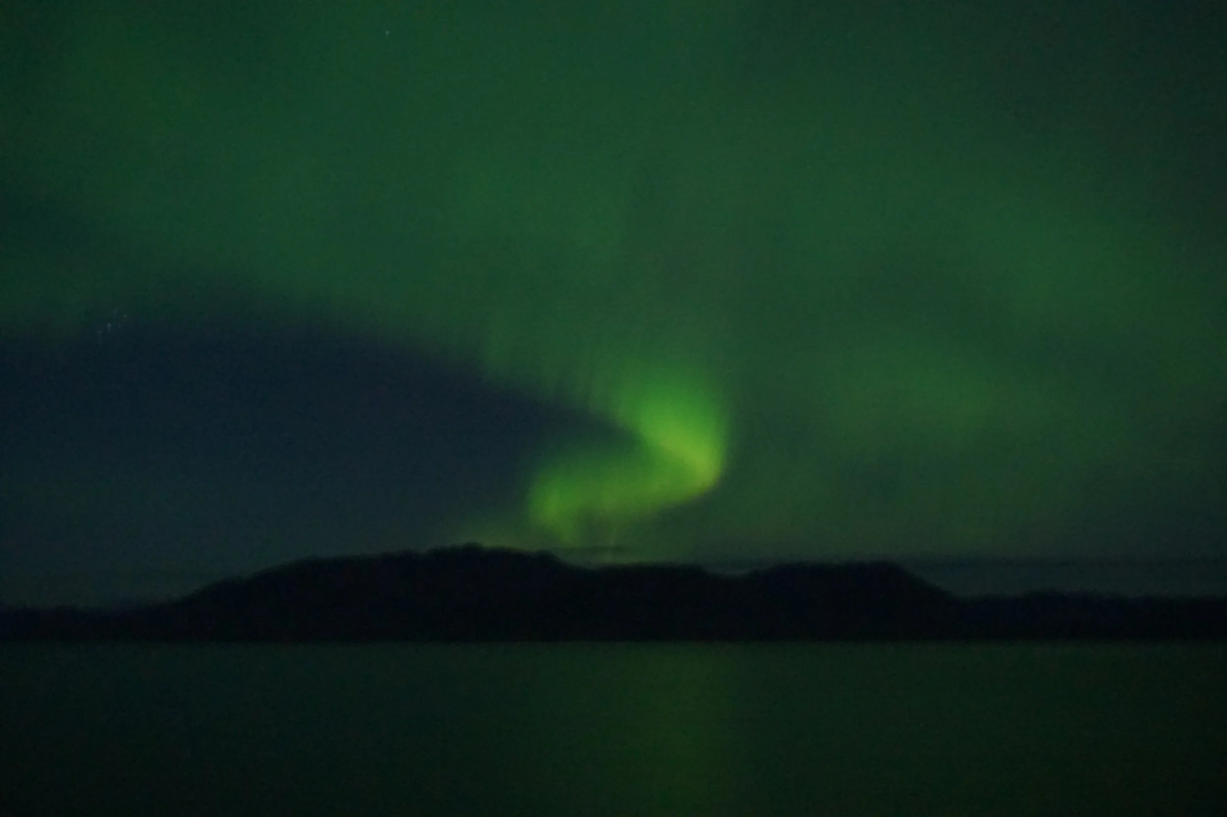 Aurora Borealis From the Alaskan State Ferry