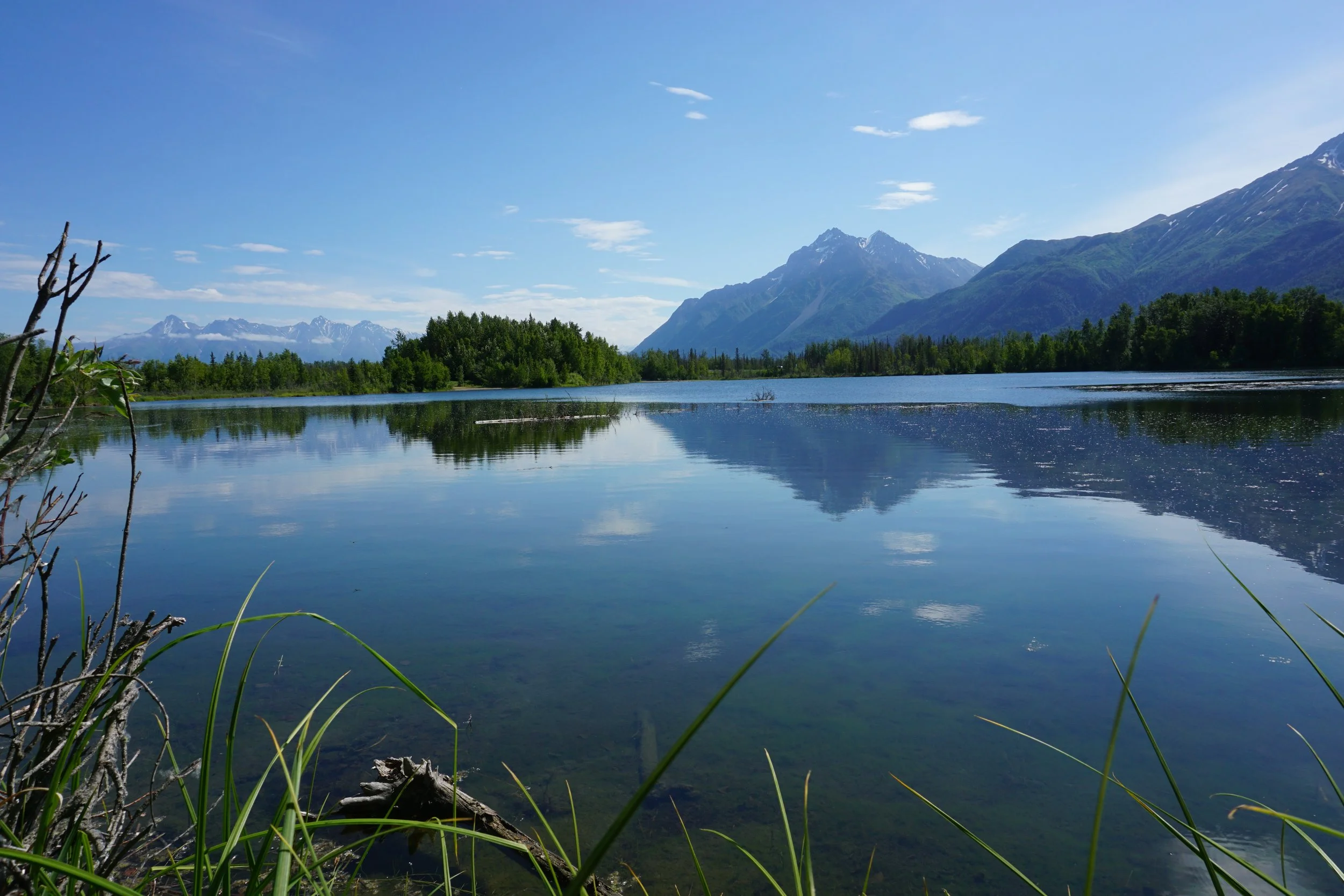 Reflections Lake & Chugach Mountains
