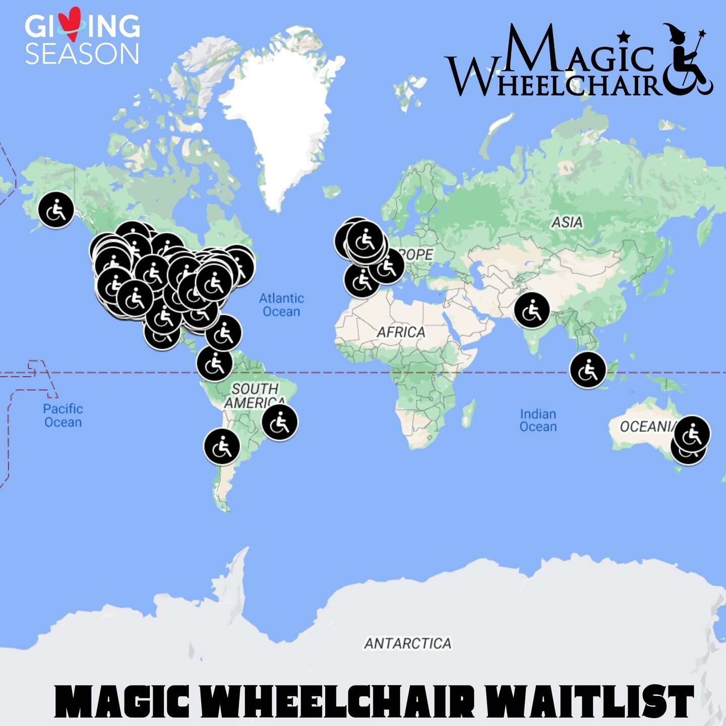 Want to see something really awesome (that also maybe keeps us up at night🤓)? The Magic Wheelchair request map! 

These kiddos, teens, and families have such great wheelchair costume ideas and we can't wait to build every single one! 

Your donation
