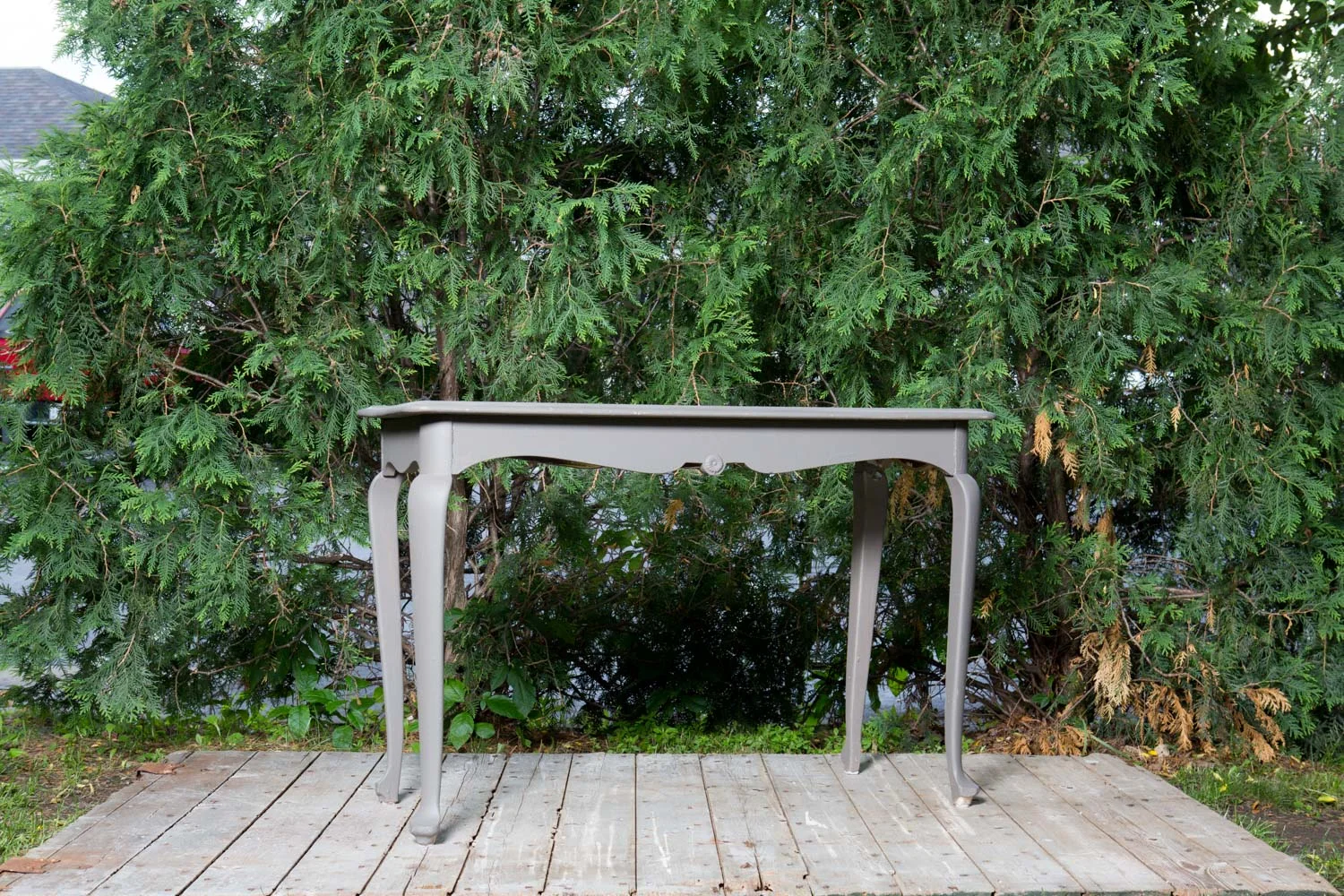 Gray Console Table 25-