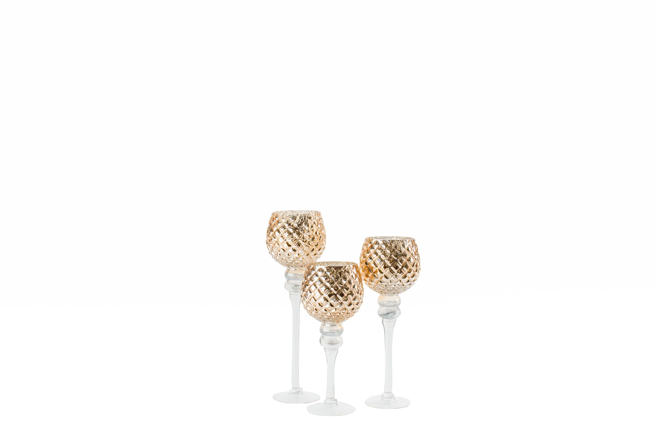 Rose Gold Candle Holder 5-