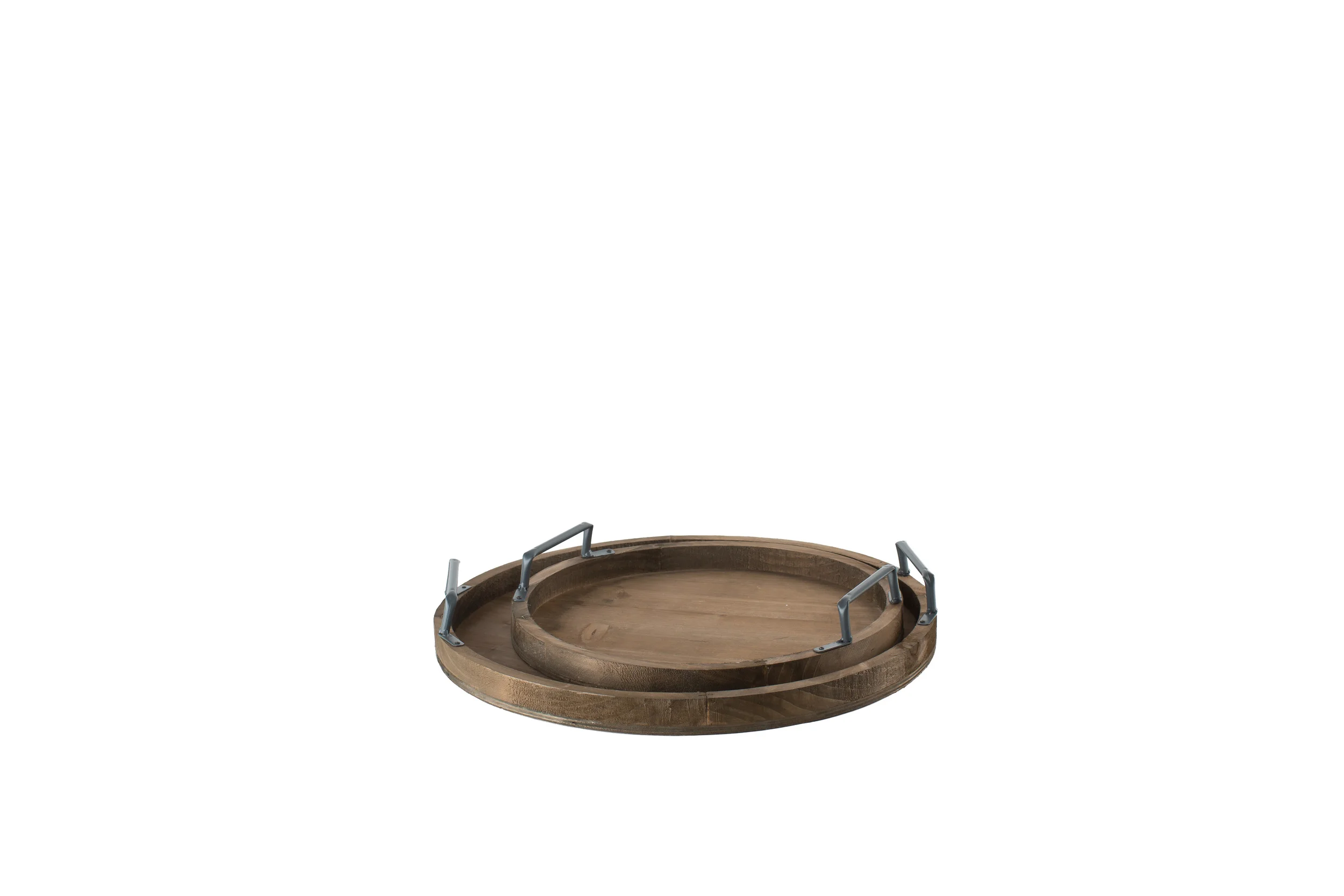 Wood Tray With Handles 