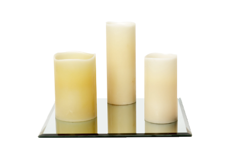 Battery Operated Pillar Candle (6x4) 4-, (8x3) 5-, (6x3) 3-