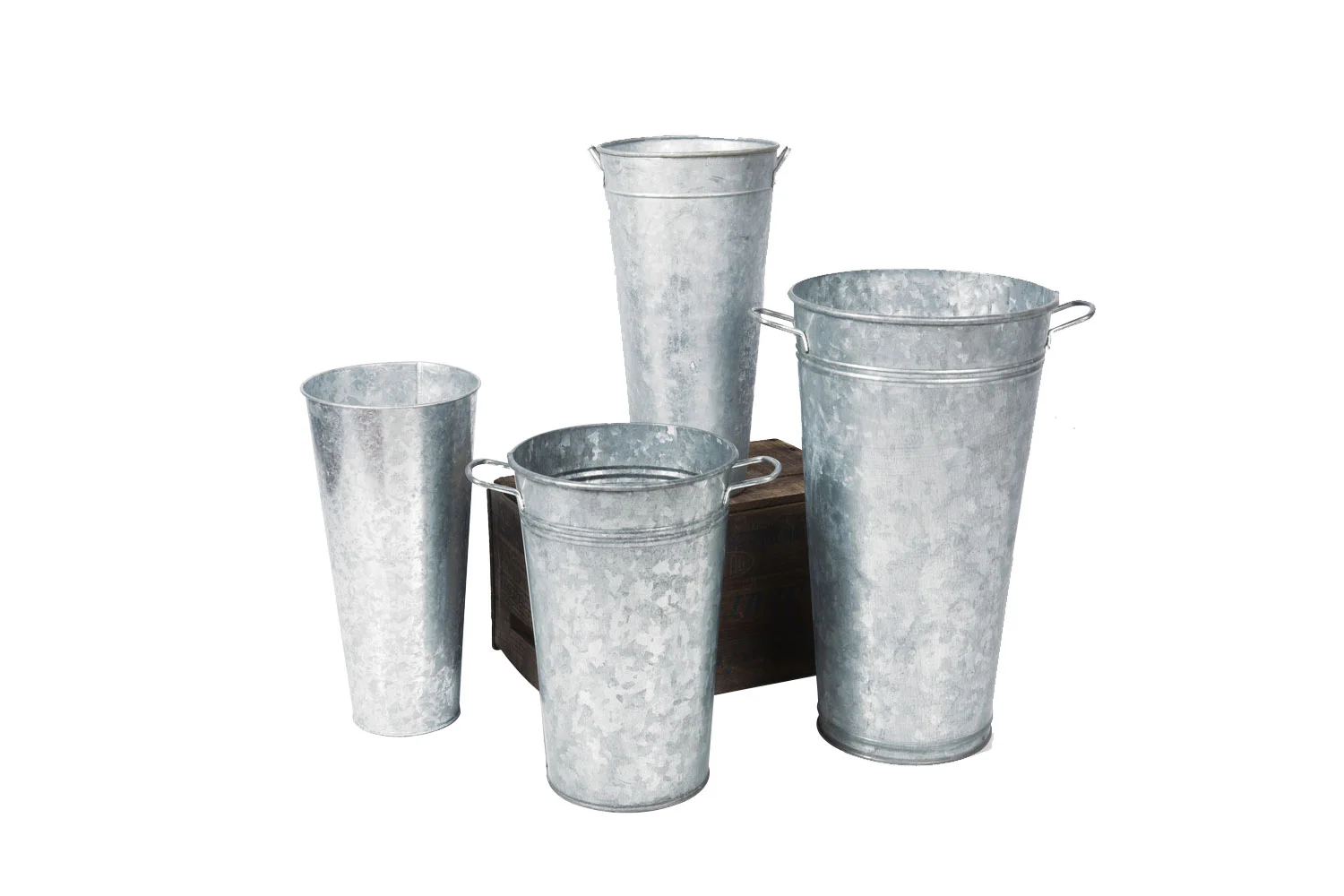 Galvanized Buckets variety of sizes 5- 6- 7-