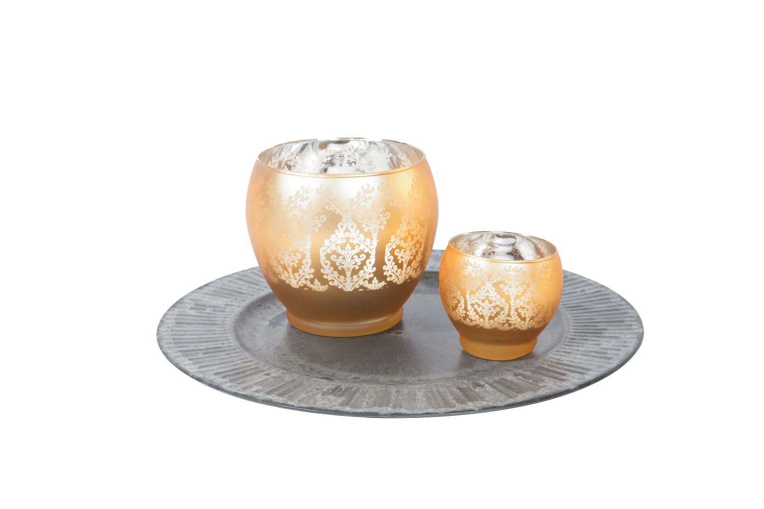 Gold Urn Compote 5- Votive 1.50-