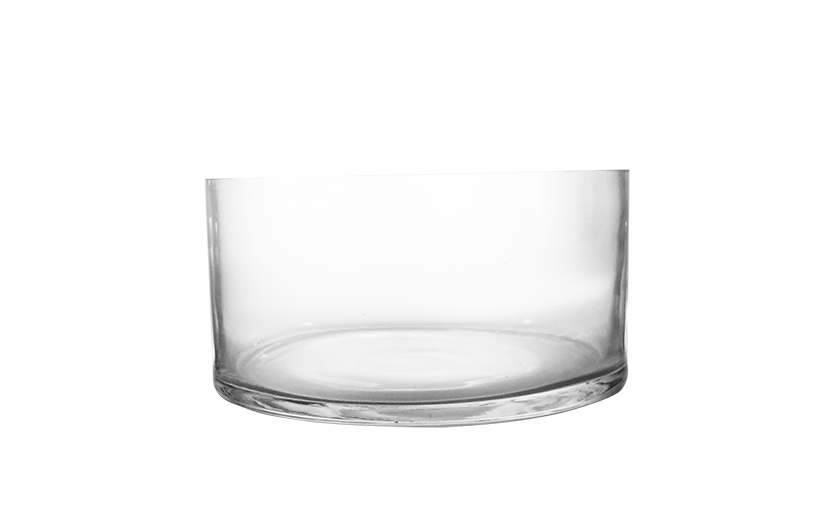 Low Glass Bowl 4-