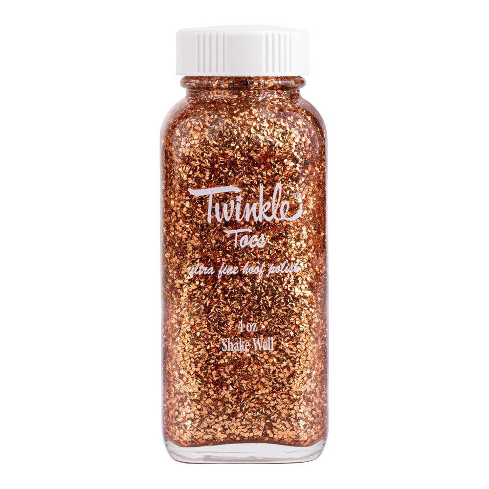Vernis à Sabots Pailleté Twinkle Glitter Products - Noir - 4 Oz - Soins Équestres