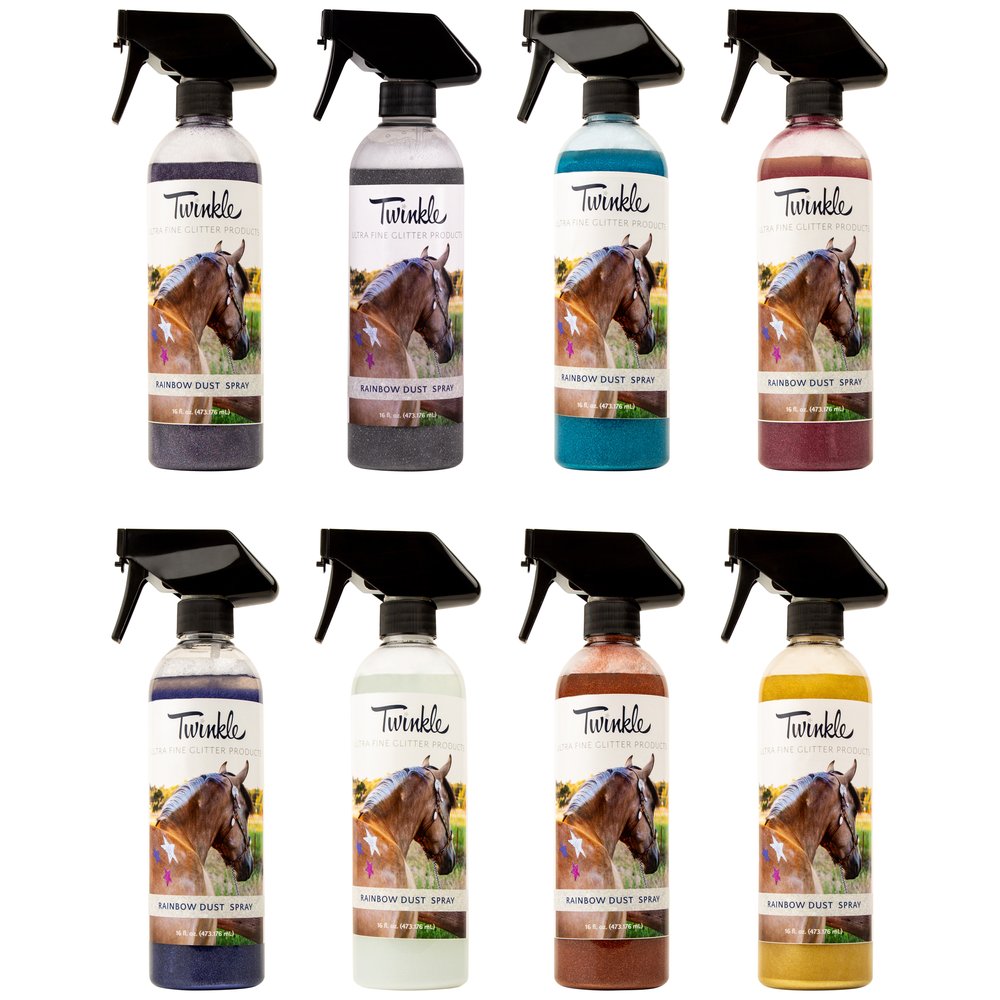 Rainbow Dust Body Spray for Horses & Dogs — Twinkle Glitter Products