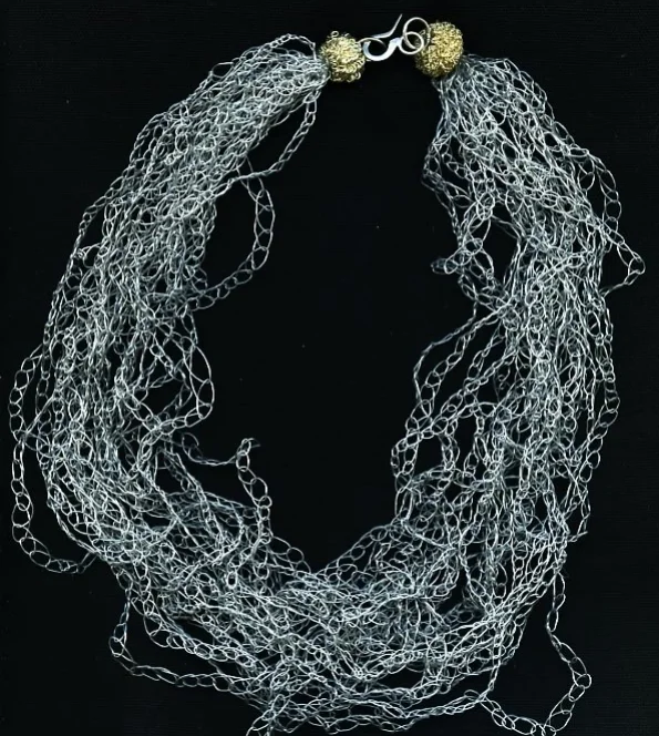 Grey Cloud Necklace # 7206 $ 150.00