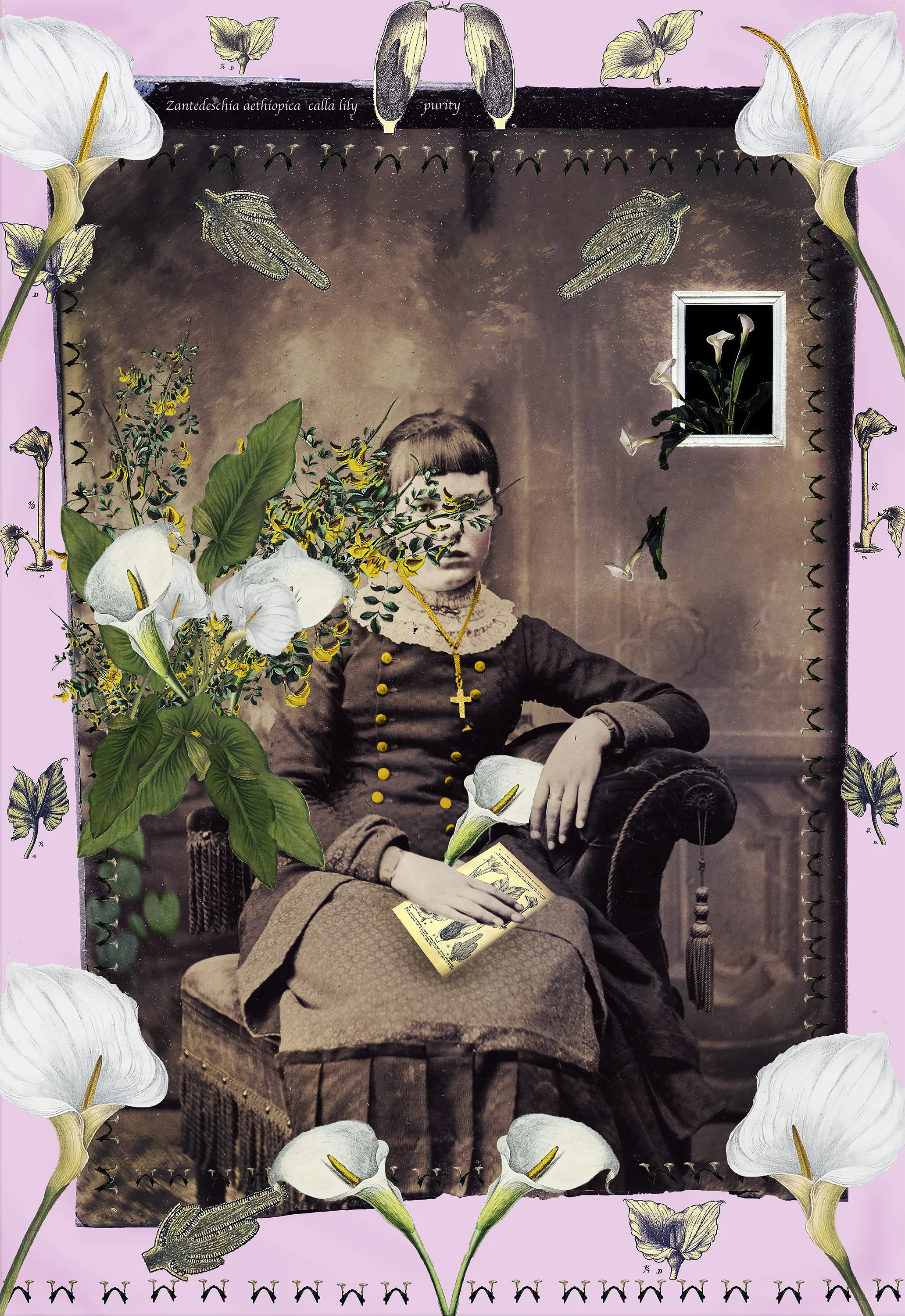 Harriet with Calla Lilies