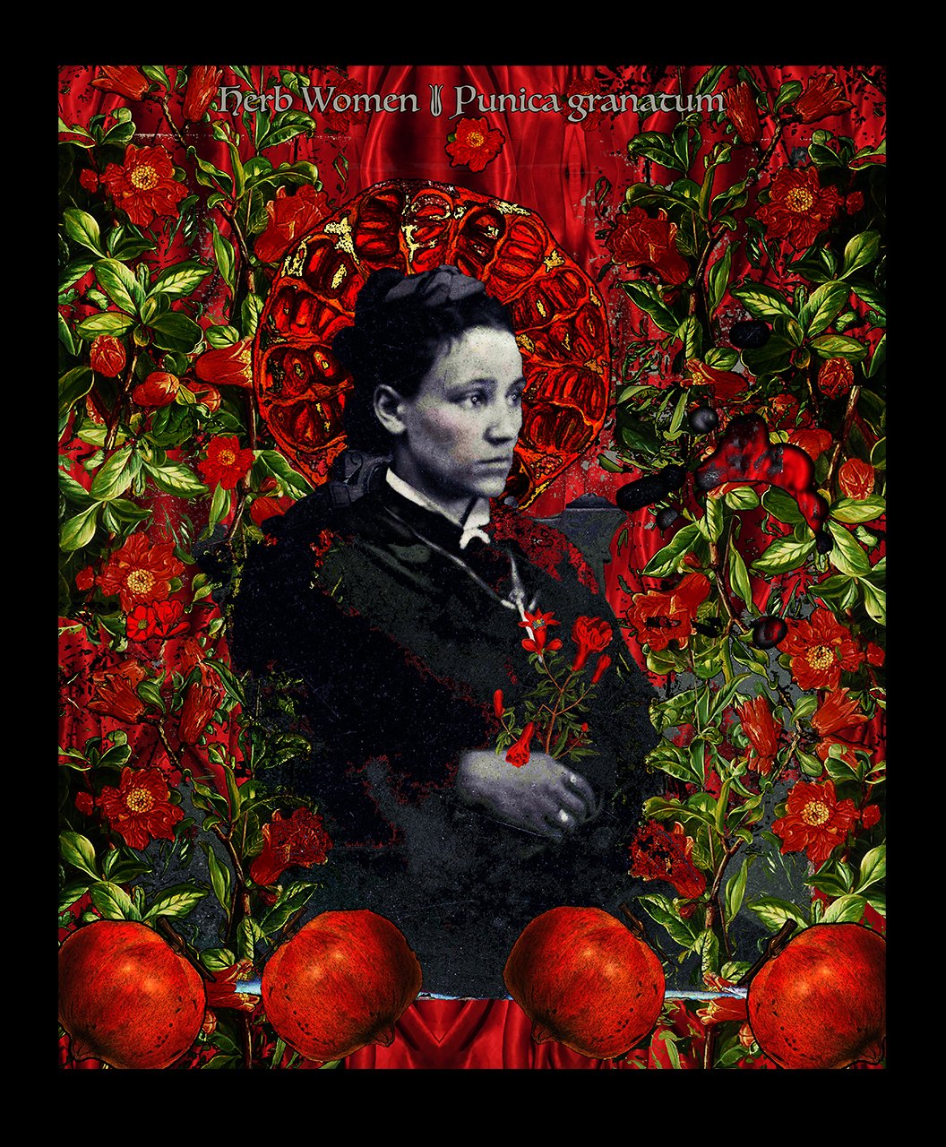 Evelyn With Punica granatum (Pomegranate)