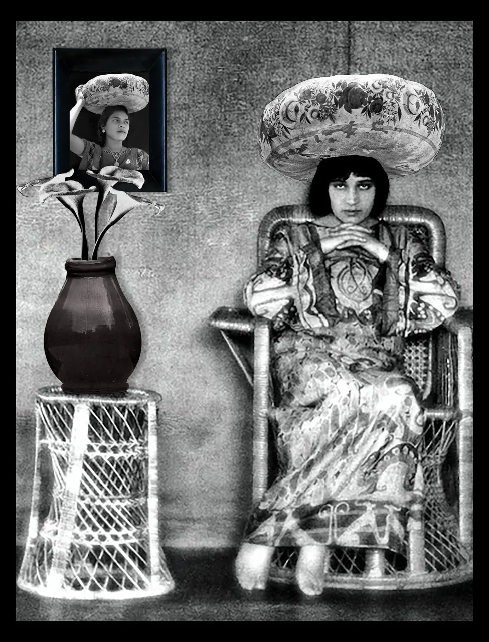 Tina Modotti  With Calla Lily (Muse to Edward Weston)
