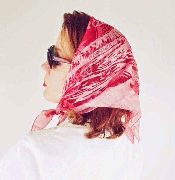 If you've got 'em, flaunt 'em (vintage scarves, that is!)