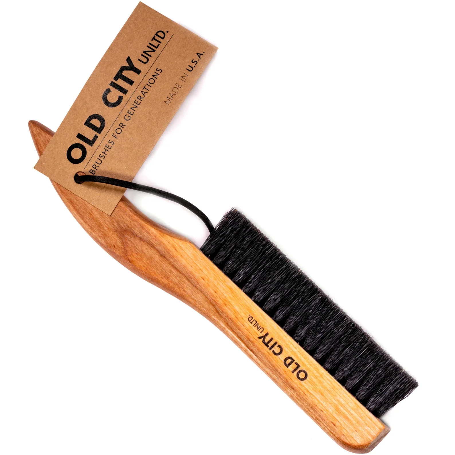 Boar Bristle Clothes Brush from OldCityUnltd  on Etsy
