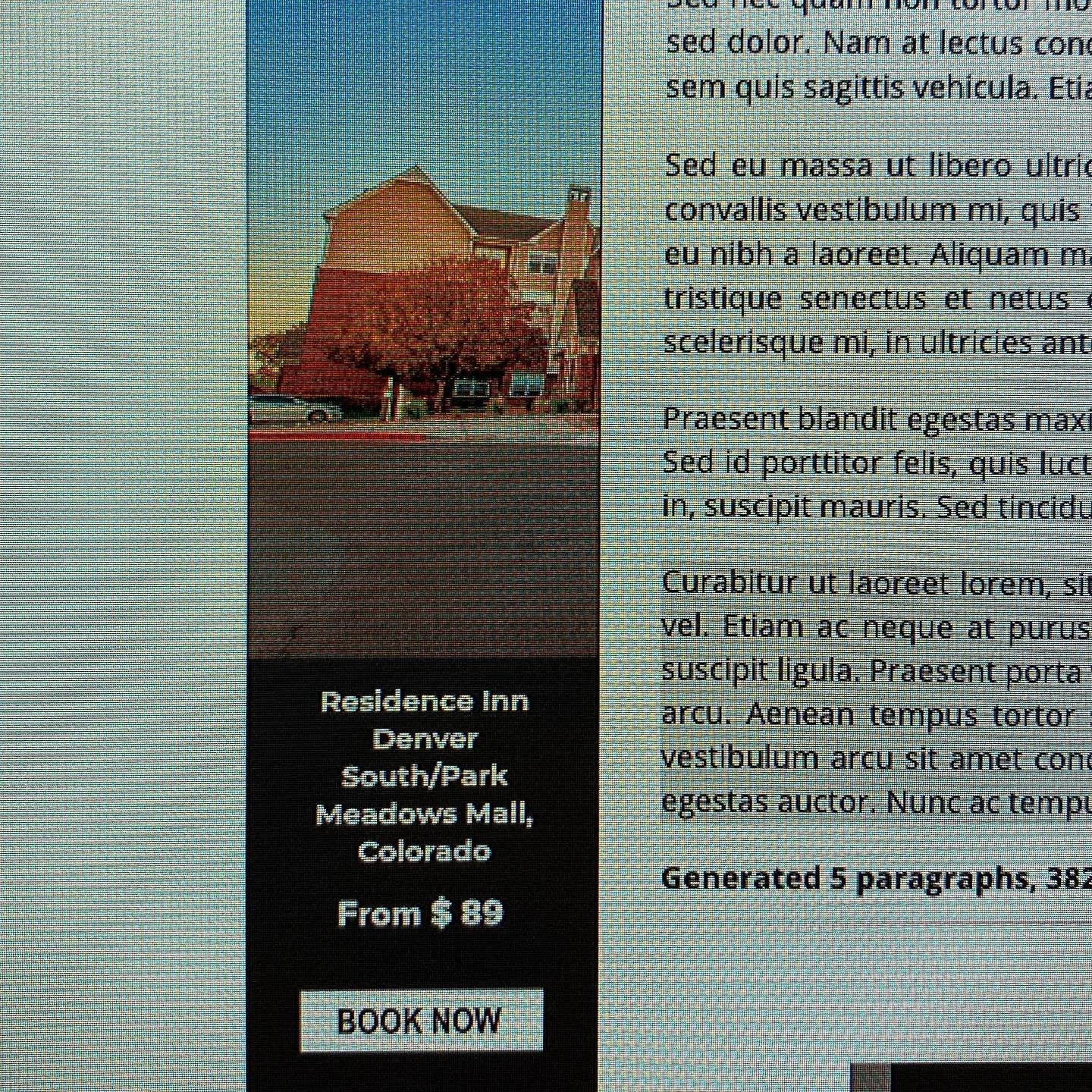 Hmmmm.... looks like the hotel is collapsing &mdash; I&rsquo;d pick a different photo. 🧐 
#MarriottBonvoy #PhotoCroppingMatters #badcropping