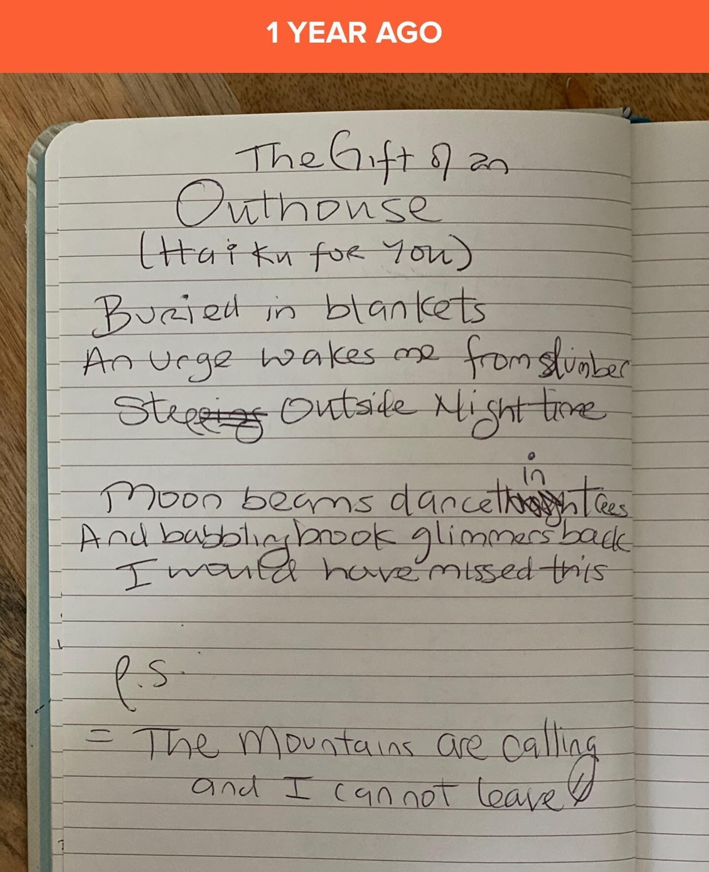 One year ago, February 2020-

Left in the guest book at Camp Bearwallow- &ldquo;The gift of an Outhouse&rdquo; 😍

#drycabinglamping
#campbearwallow
#outhouse 
#steppingoutsideintothenight 
#makesyoufeelalive 
#living