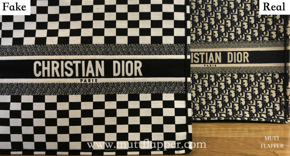 Dior Booktote Real VS Fake