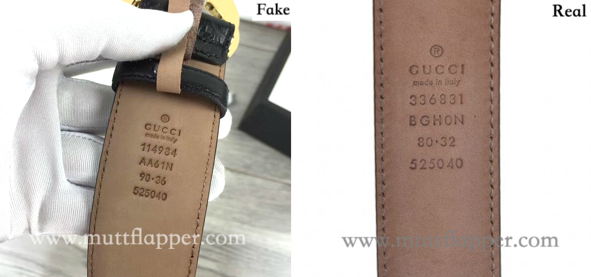 look up gucci belt serial number