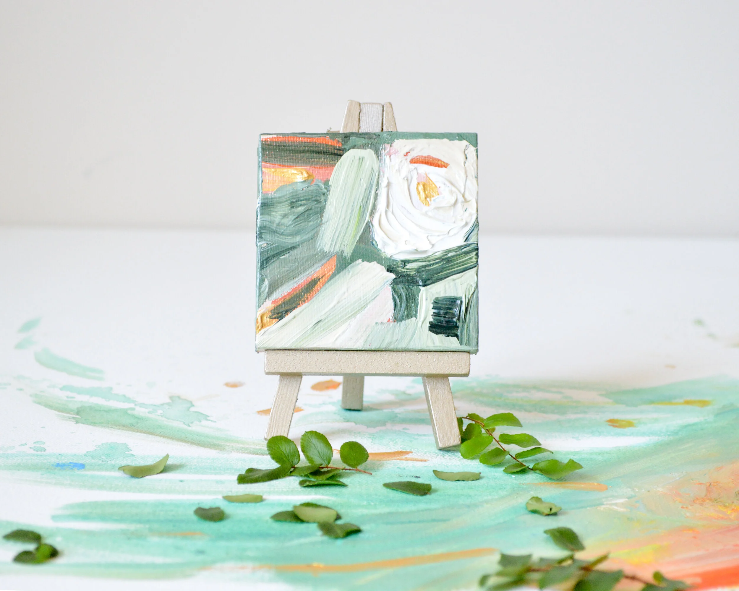 "Infinite As The Universe" Acrylic Floral Painting By Corinne Yancone