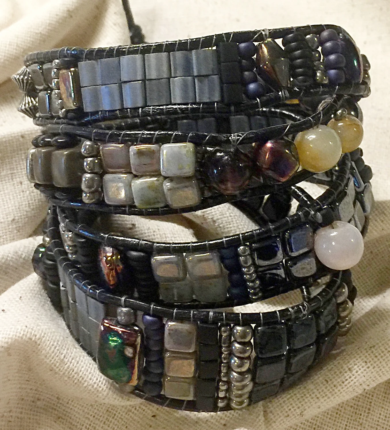 "Black Beauty", my first 4 wrap.