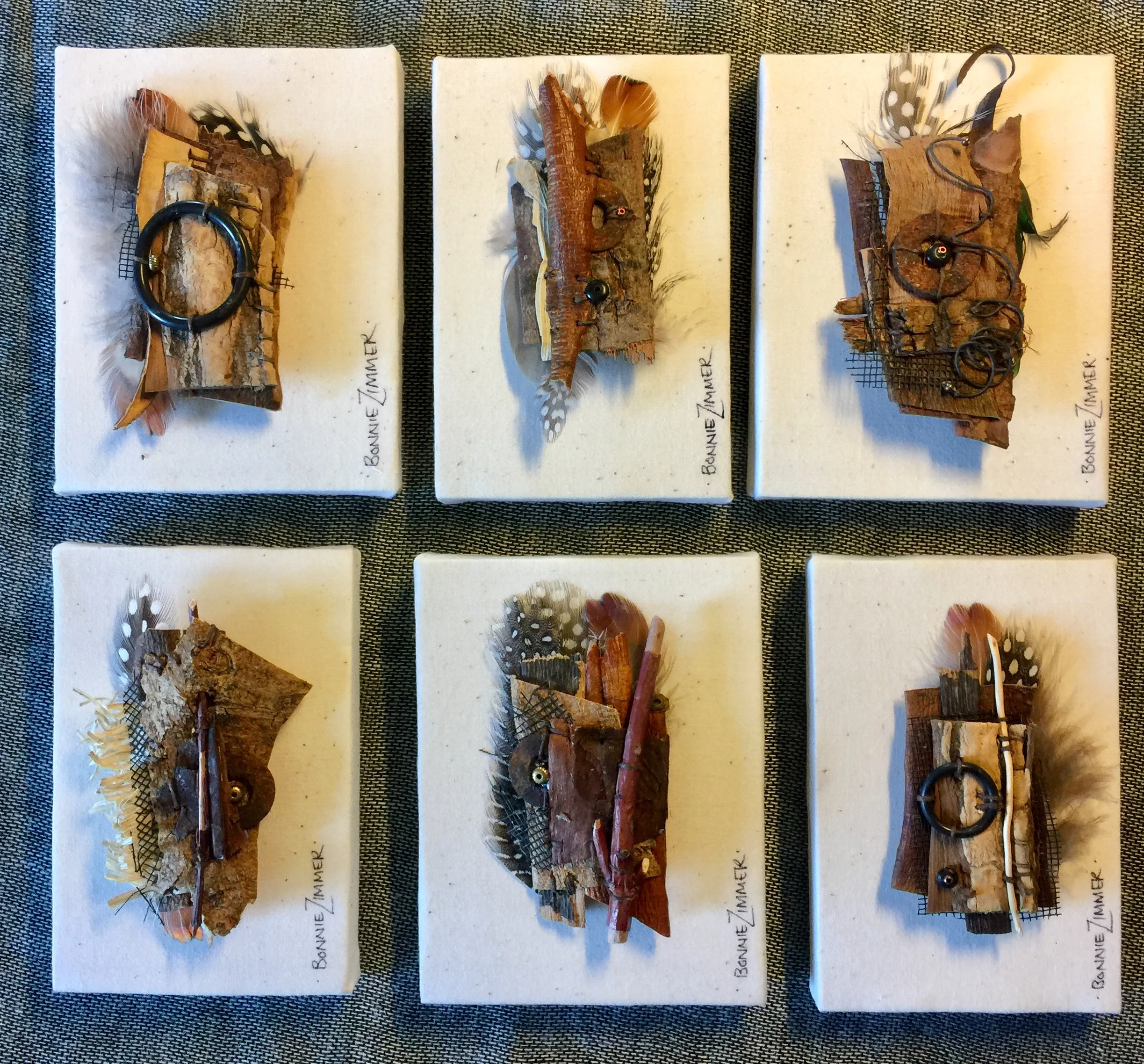 Bark Brooches
