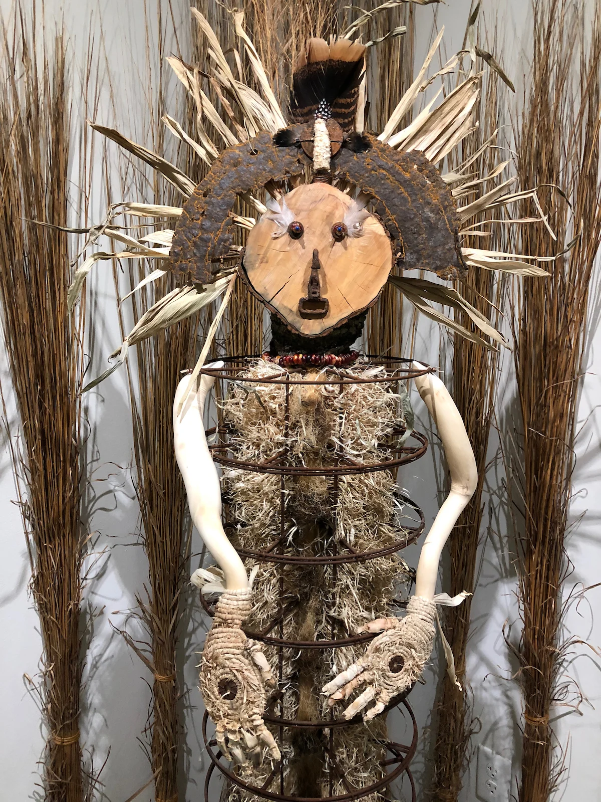 Close up of Sweet Corn Goddess Totem