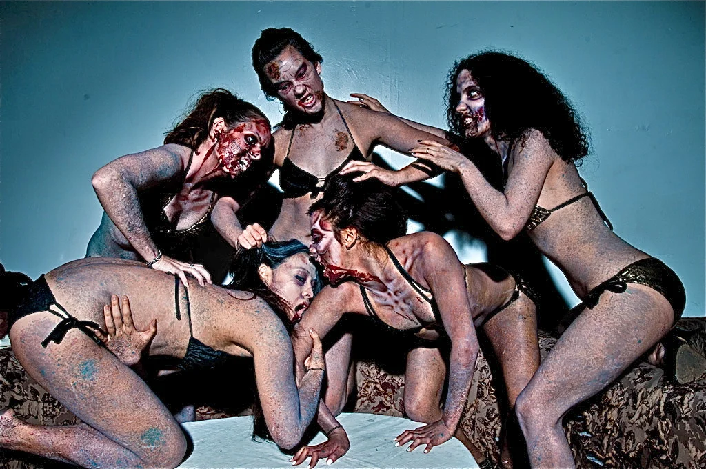 Zombies in milkbaby bikini swimsuits