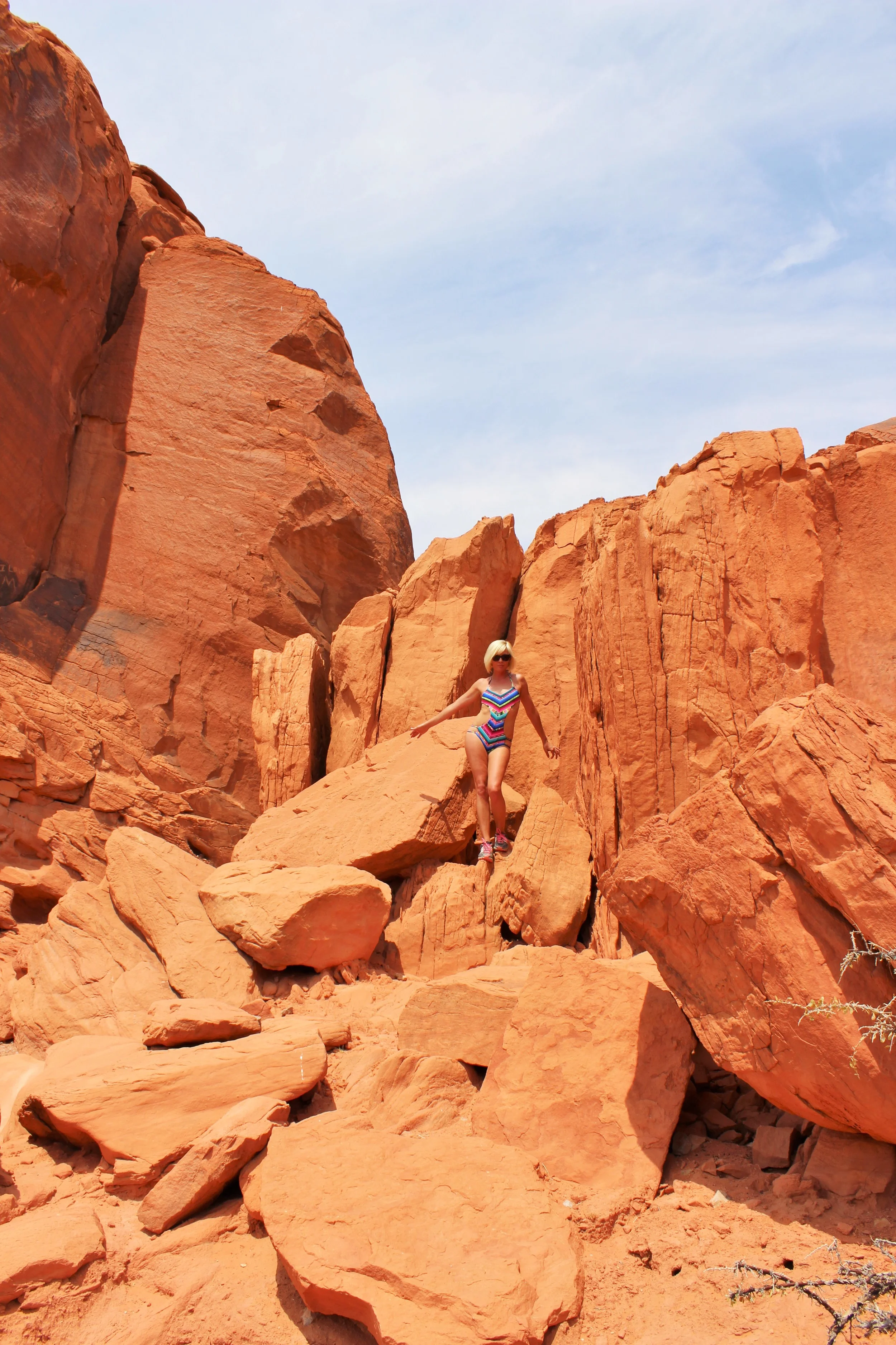 Valley of Fire in a bikini