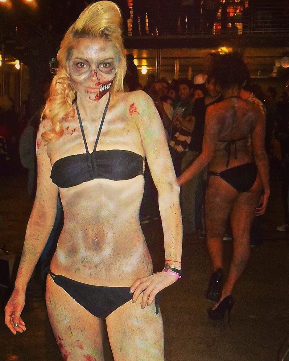 #HappyHalloween 🎃🧟&zwj;♀️ #wbw #scary #sexy #zombie #swimwear #models #milkbaby #bikini