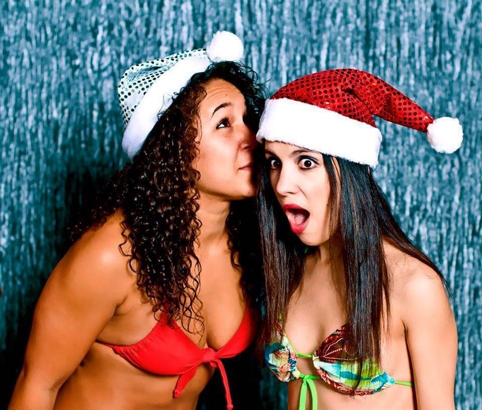 Only 4 days until #Christmas?!!! ✨🎄🎅🏻✨ #happywintersolstice #fbf #milkbaby #bikini #sexy #santa #models