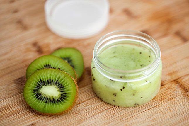 DIY Kiwi Face Scrub