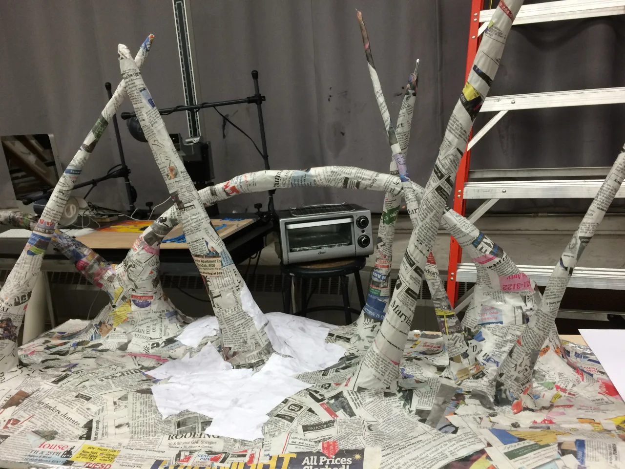Getting close, tomorrow I will get Gesso and paint the darn thing.