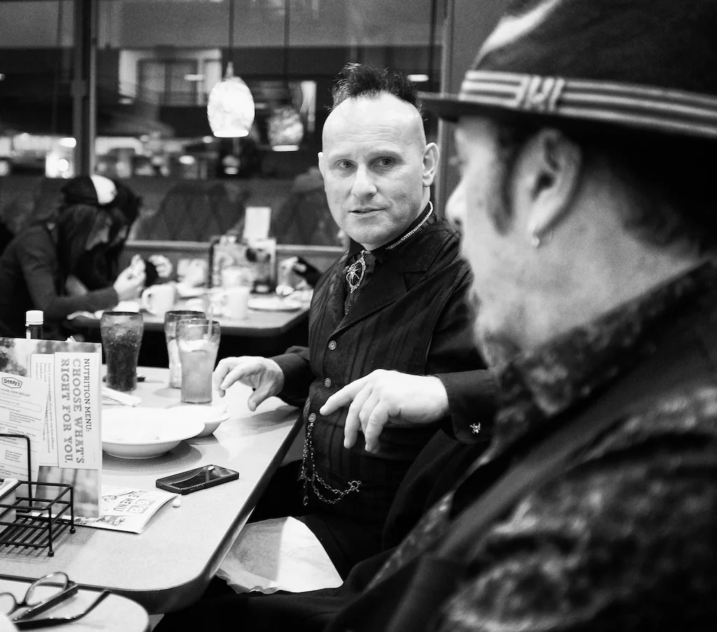 Andy Z and Gator McKinley Denny's NAMM 2014 by Greg Vorobiov.jpg