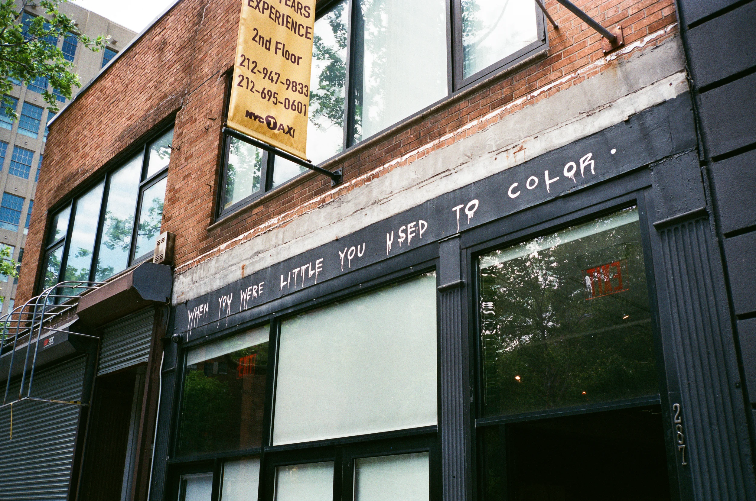 Gregory Siff's New York solo show "When you were little you used to color".