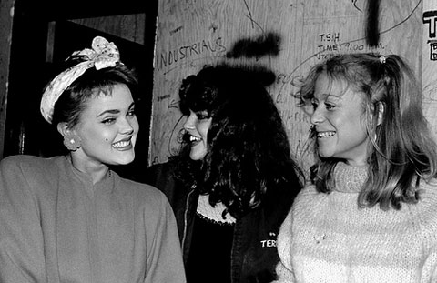 Belinda Carlisle, Pleasant Gehman and Wyline, photo by Theresa Kereakes