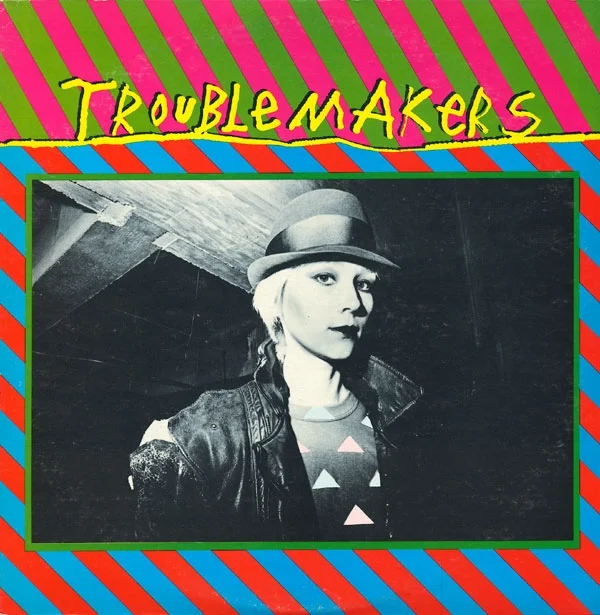 Rover on the cover of the 1980 Warner Bros "new wave" compilation, Troublemakers.