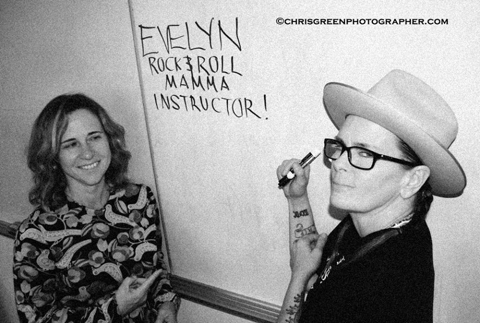 Evelyn McDonnell and Kari Krome, photo by Chris Green. 